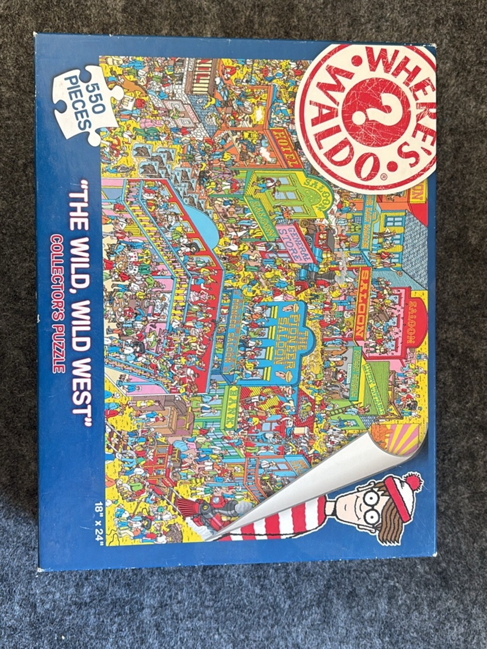 The Wild, Wild West 550-Piece Puzzle - Blue